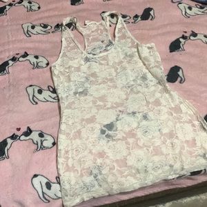 Lace tank top
